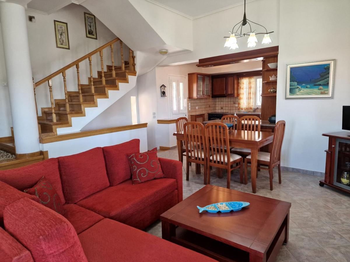 Villa Liana : Luxury Villa With Fantastic Sea View, Near Airport Pórto Ráfti 외부 사진