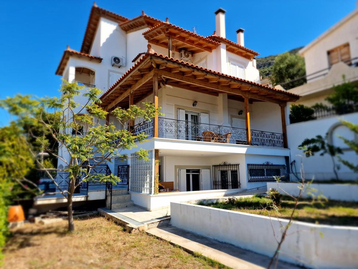 Villa Liana : Luxury Villa With Fantastic Sea View, Near Airport Pórto Ráfti 외부 사진