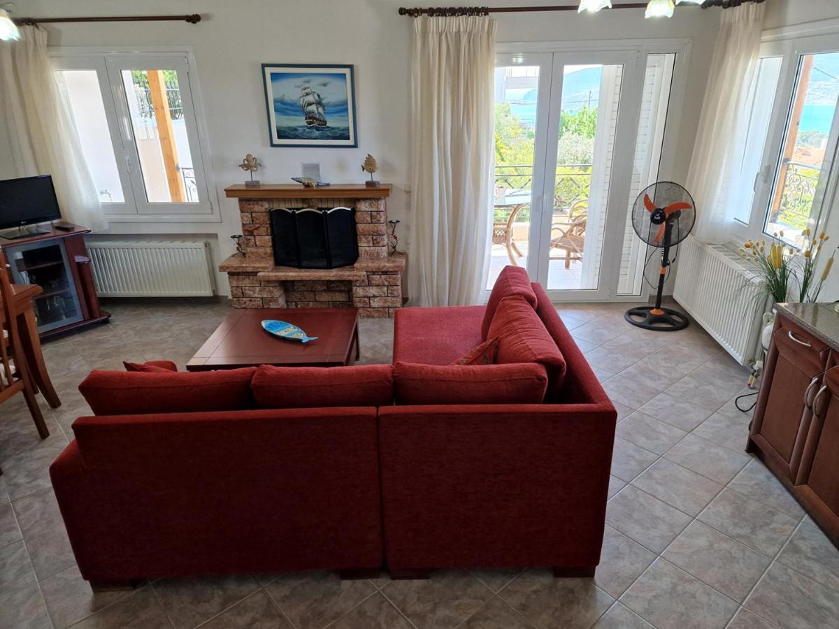 Villa Liana : Luxury Villa With Fantastic Sea View, Near Airport Pórto Ráfti 외부 사진
