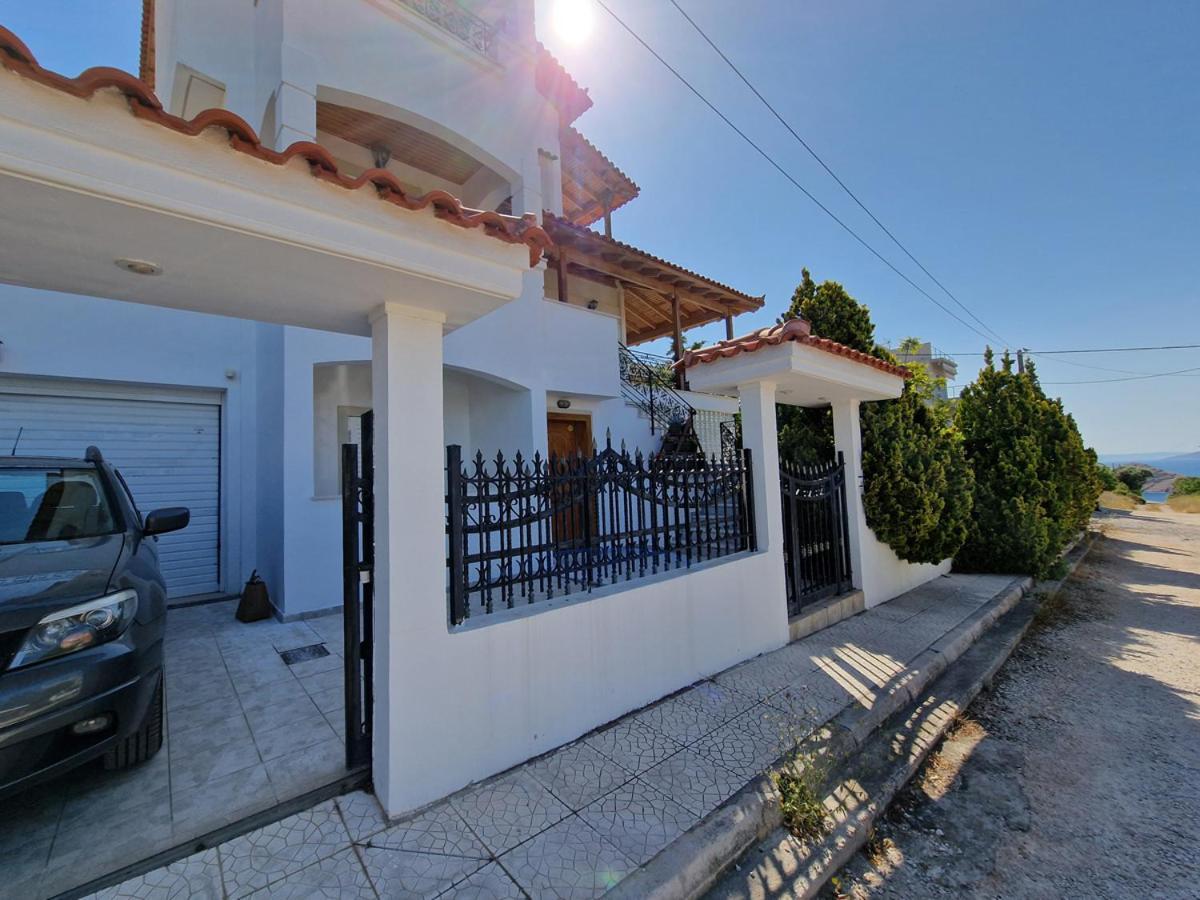 Villa Liana : Luxury Villa With Fantastic Sea View, Near Airport Pórto Ráfti 외부 사진