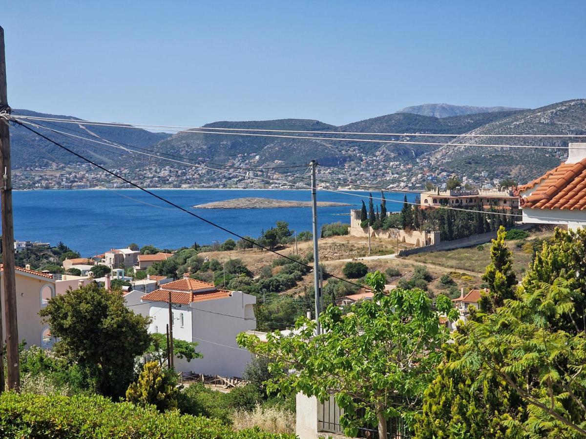 Villa Liana : Luxury Villa With Fantastic Sea View, Near Airport Pórto Ráfti 외부 사진