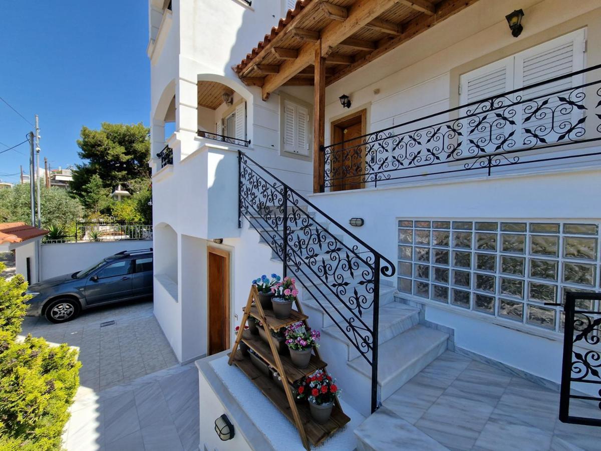 Villa Liana : Luxury Villa With Fantastic Sea View, Near Airport Pórto Ráfti 외부 사진