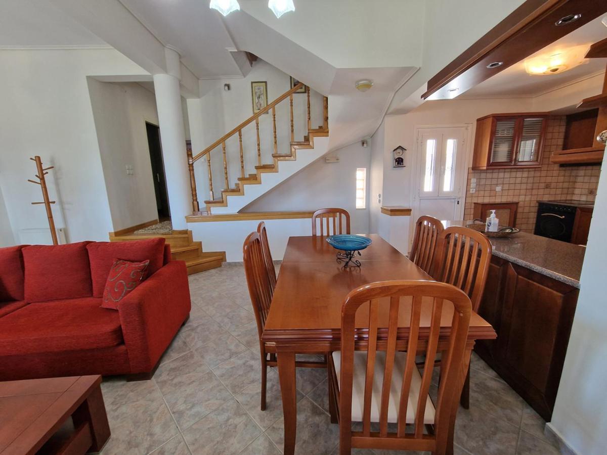 Villa Liana : Luxury Villa With Fantastic Sea View, Near Airport Pórto Ráfti 외부 사진