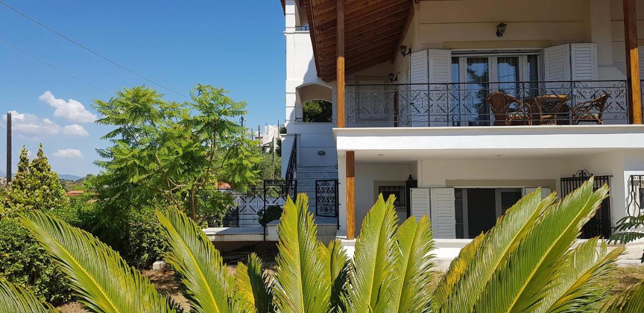 Villa Liana : Luxury Villa With Fantastic Sea View, Near Airport Pórto Ráfti 외부 사진