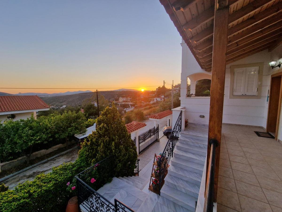 Villa Liana : Luxury Villa With Fantastic Sea View, Near Airport Pórto Ráfti 외부 사진