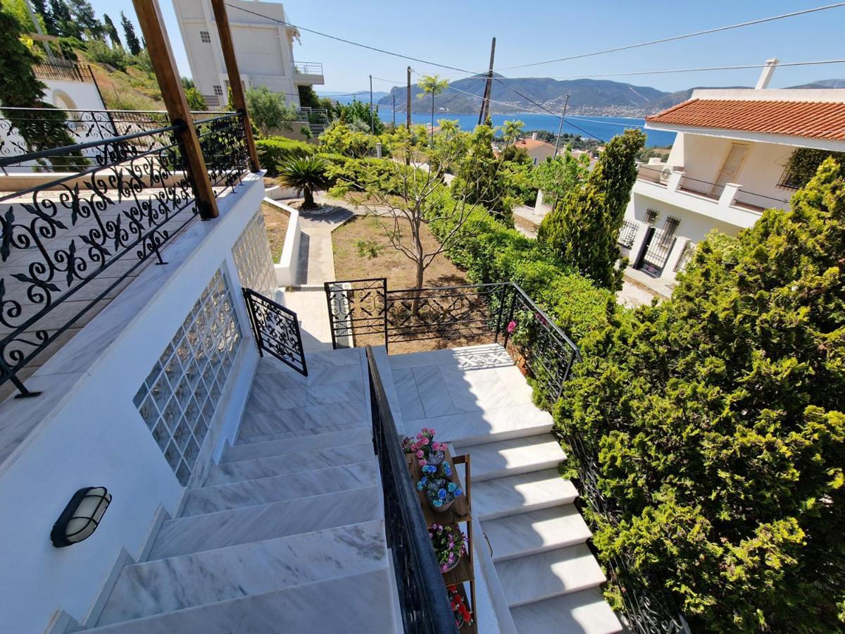 Villa Liana : Luxury Villa With Fantastic Sea View, Near Airport Pórto Ráfti 외부 사진